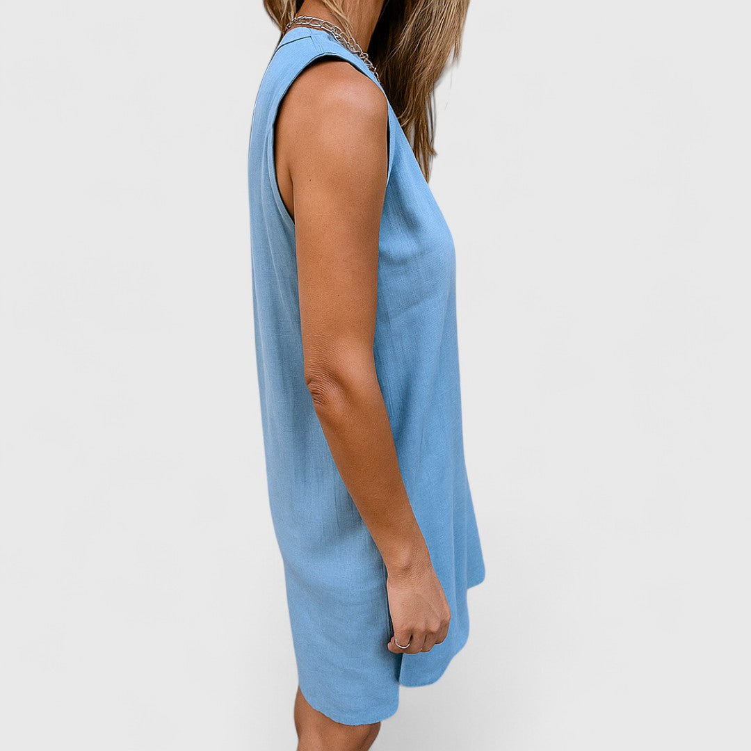 Ellen - Elegancka sukienka bez ramiączek