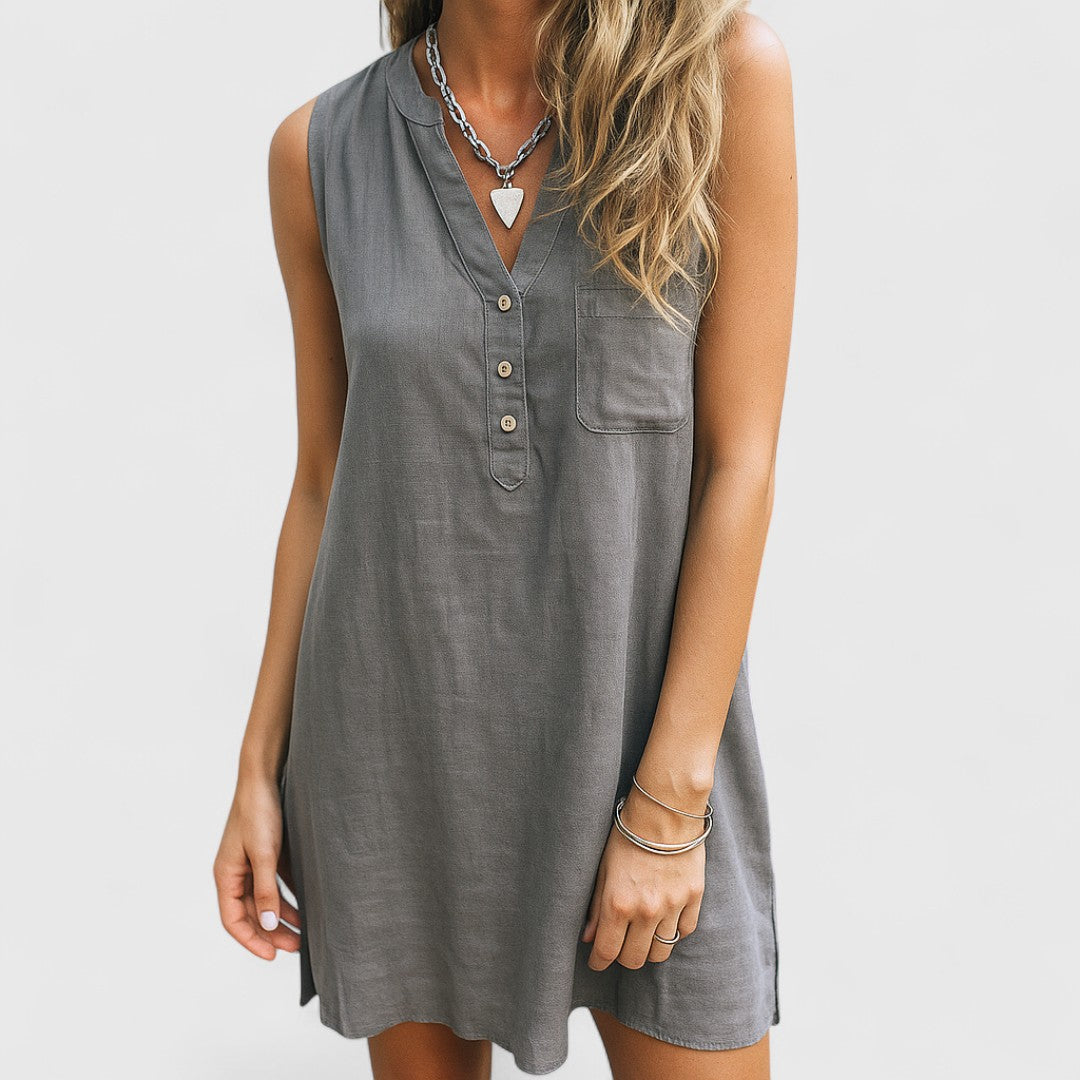 Ellen - Elegancka sukienka bez ramiączek