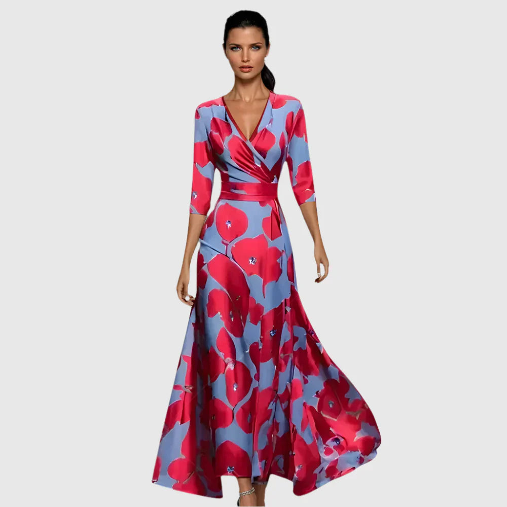 Jill - Elegancka sukienka w kwiaty