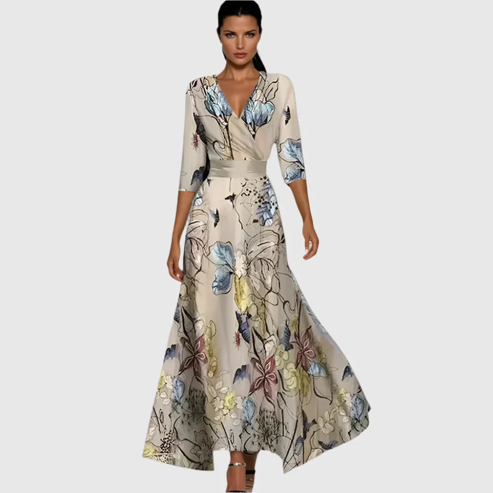 Jill - Elegancka sukienka w kwiaty