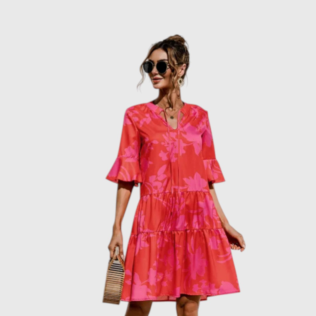 Ailynor - letnia sukienka z niską talią