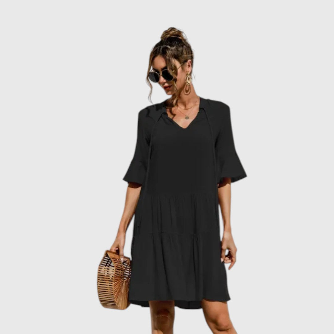 Ailynor - letnia sukienka z niską talią