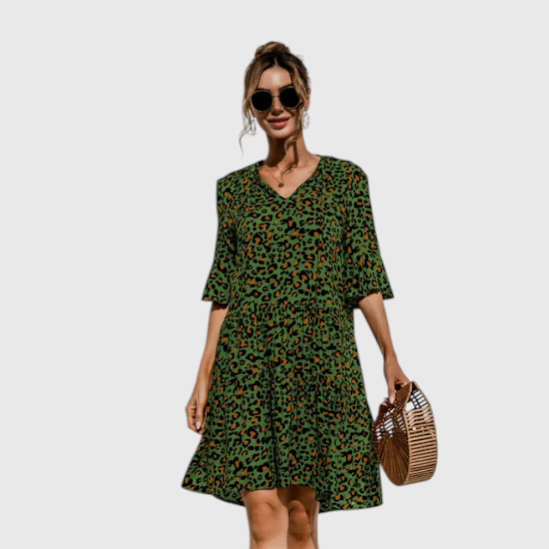 Ailynor - letnia sukienka z niską talią