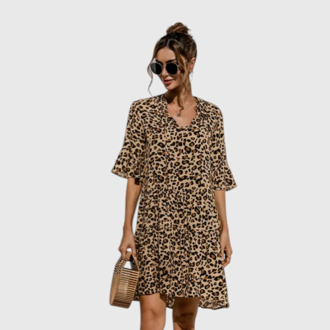 Ailynor - letnia sukienka z niską talią