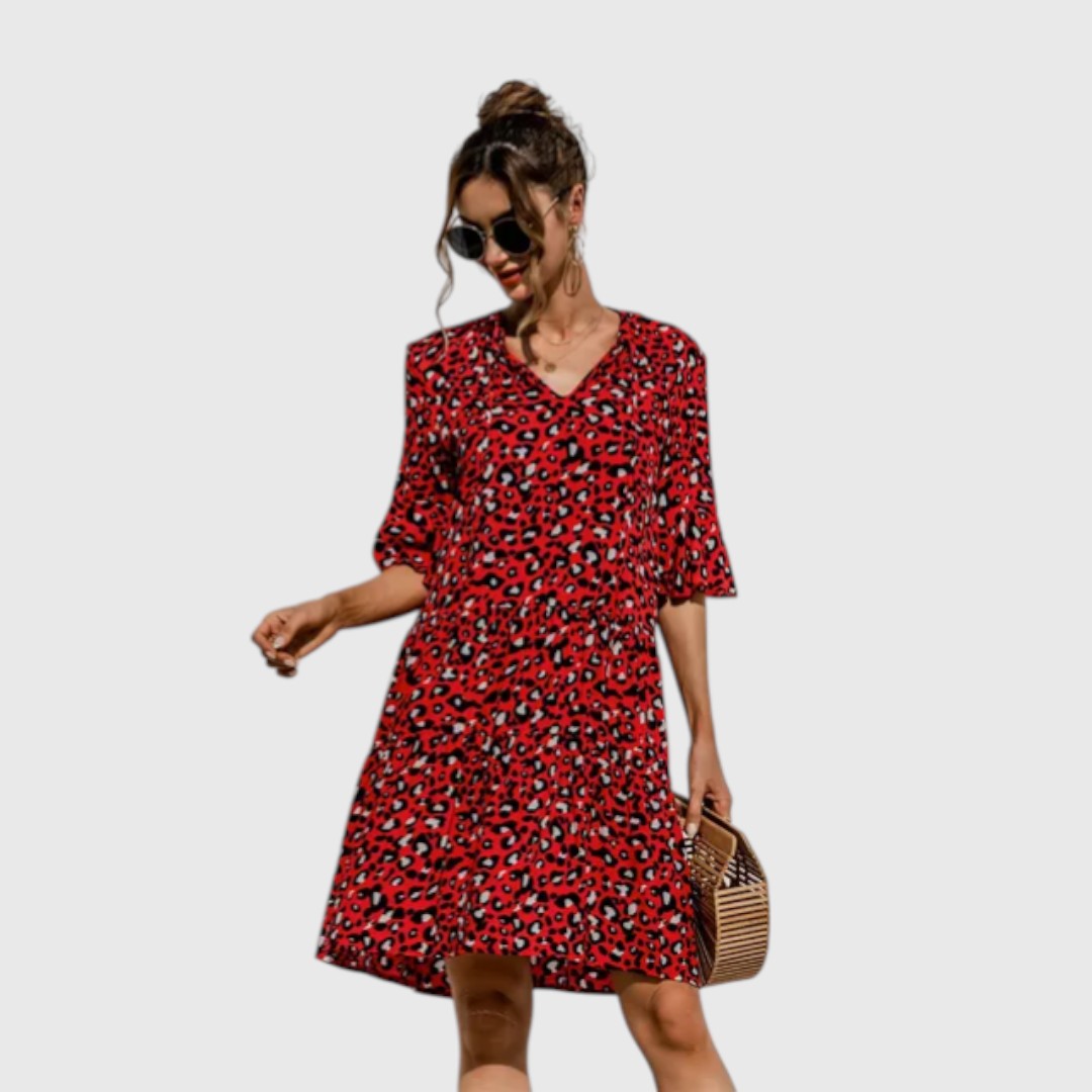 Ailynor - letnia sukienka z niską talią