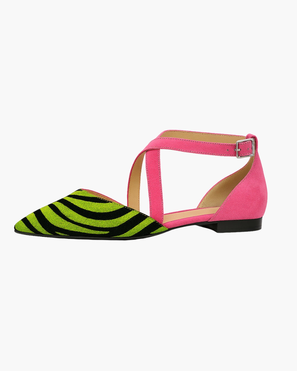 Asilia - Pasek Striped Pointed Sandals