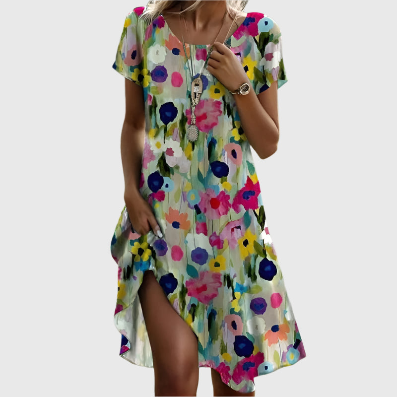 Delila – Sukienka w kwiatowy print