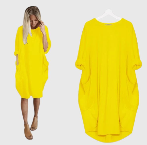 Shein - Letnia sukienka mini z luźnym krojem