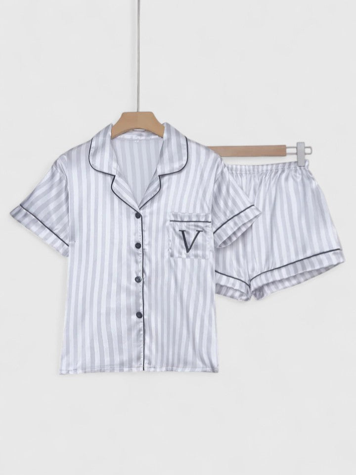 Rhaquellee | Stylowy Zestaw Piżamowy