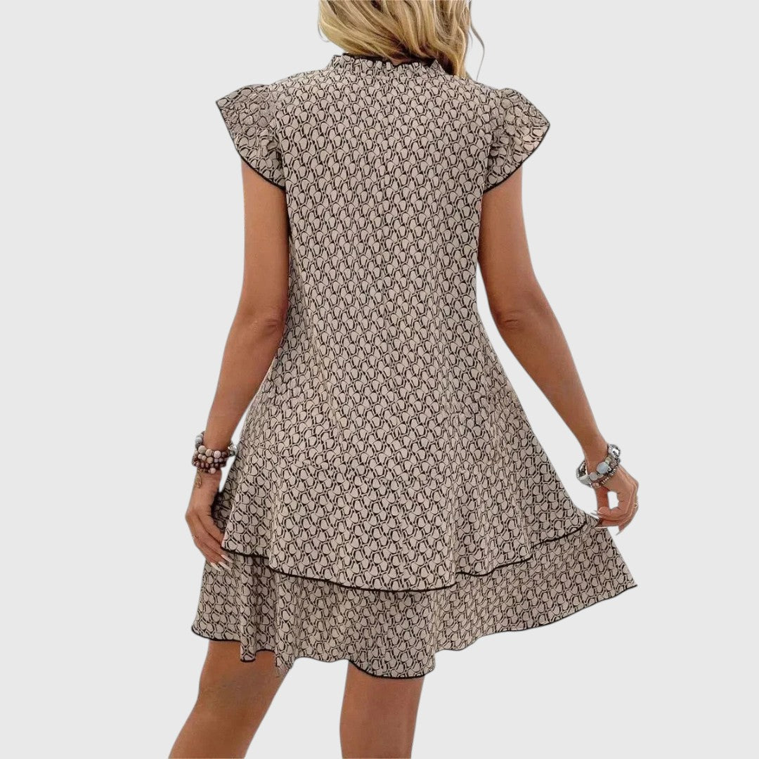 Yvon - elegancka sukienka w kwiaty