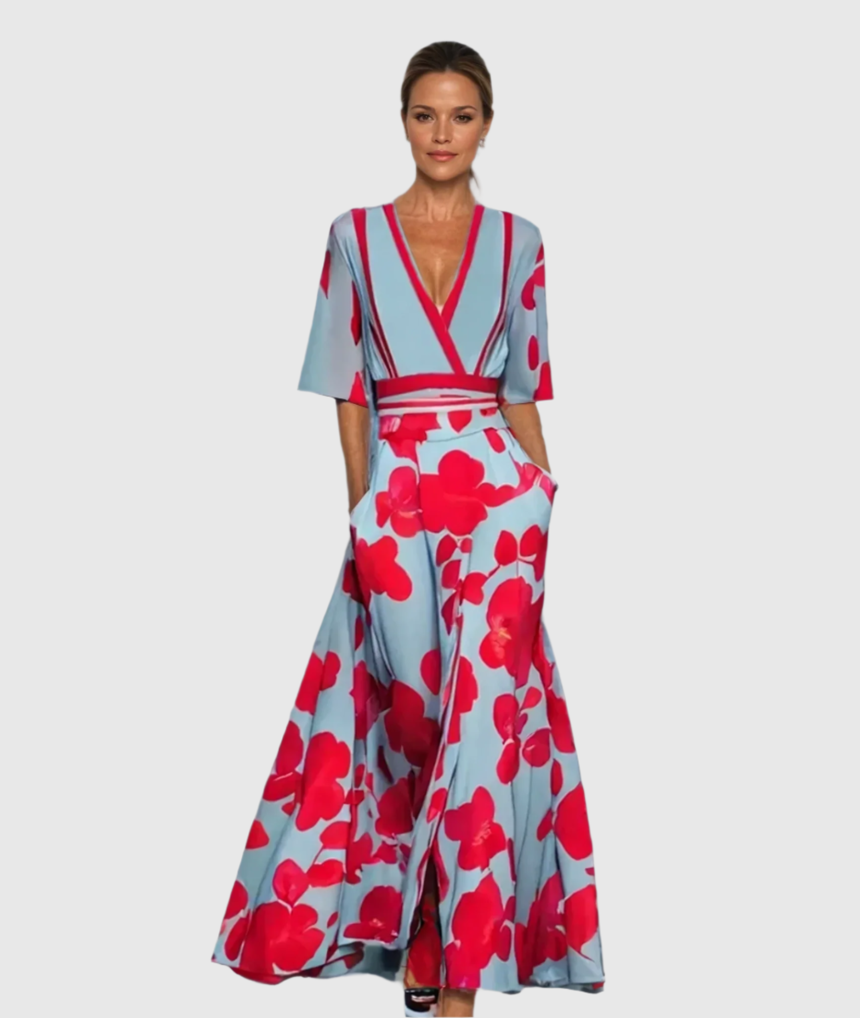 Jill - Elegancka sukienka w kwiaty