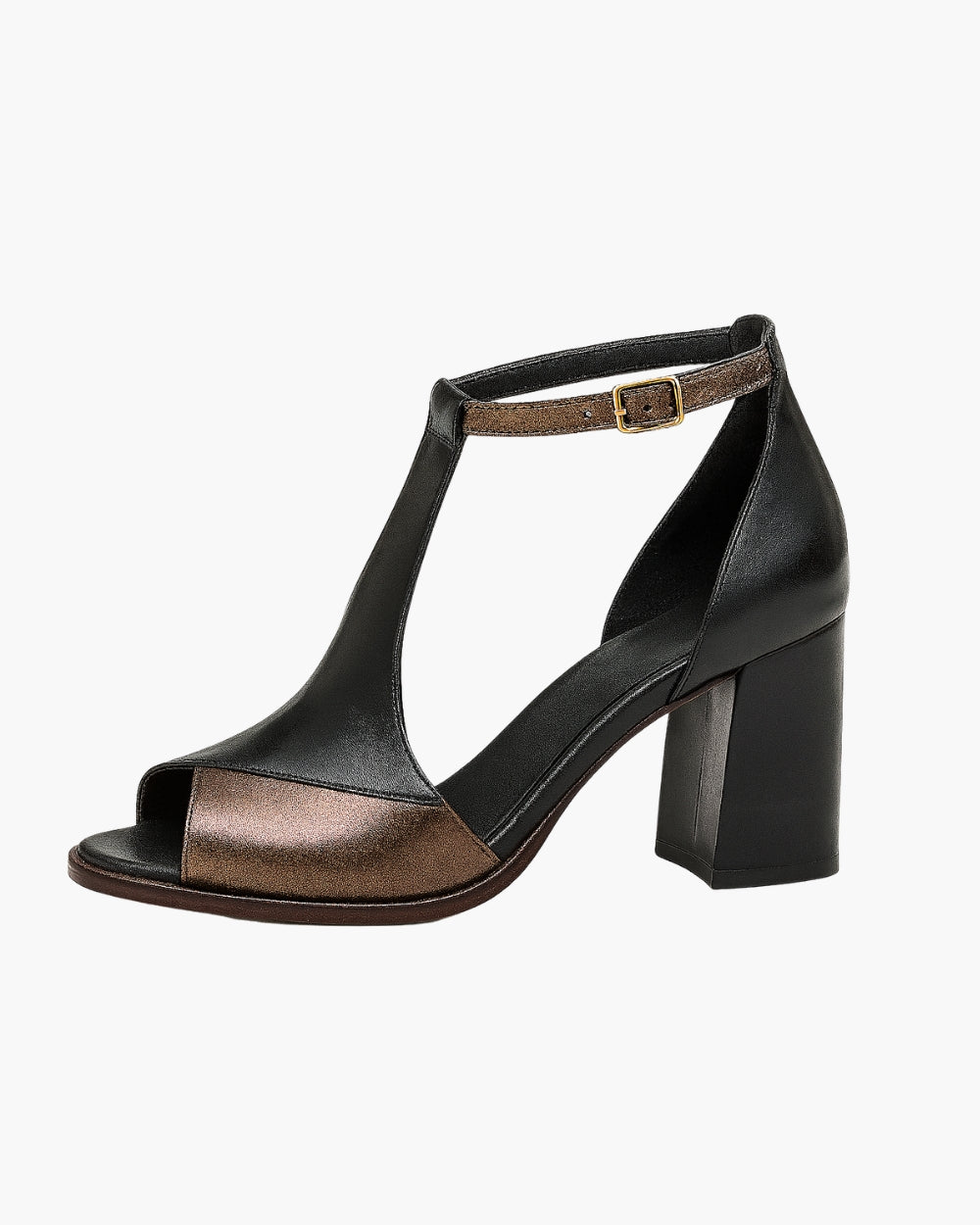 Ursiva - Szerokie sandały na obcasie