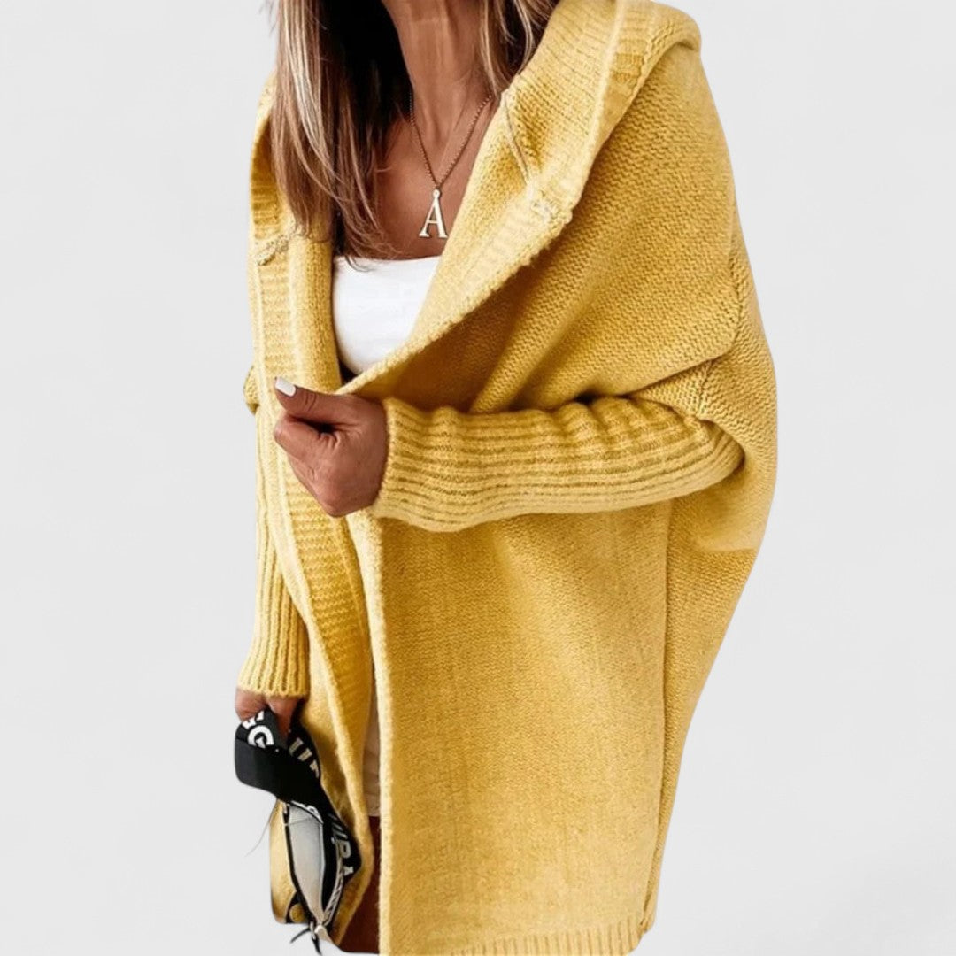 Emily - Wygodny Kardigan o Średniej Długości