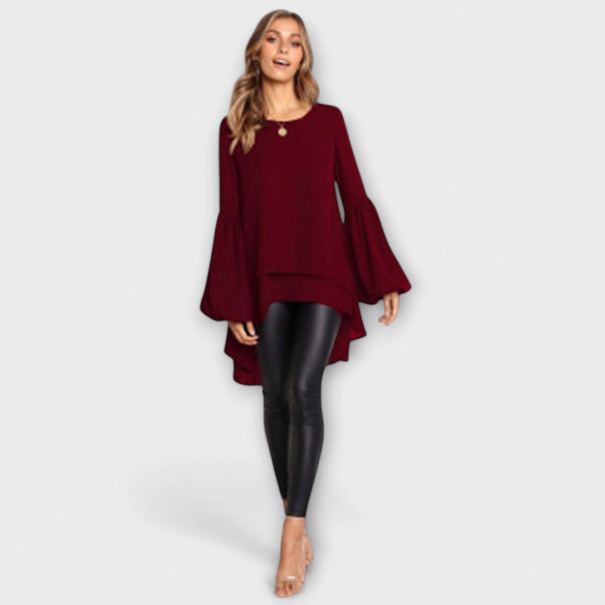 Idealna wiosenna koszulka z okrągłym dekoltem