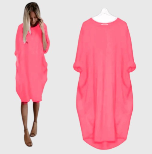 Shein - Letnia sukienka mini z luźnym krojem