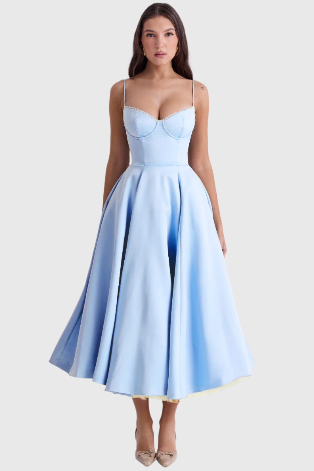 Tes™ - Elegancka sukienka midi dla kobiet